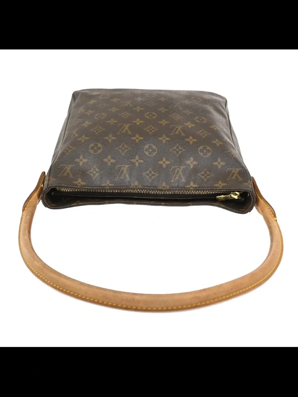 Louis Vuitton Brown Monogram Canvas Shoulder Bag